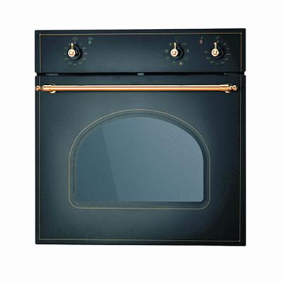 China Black Built-in Baking Oven Household Retro Hotel Appliances 60cm for sale