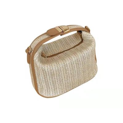 China Fashion 2021 Straw Style Straw Bag Ladies Fashion Handbag Hot Leisure Vacation Beach Messenger for sale