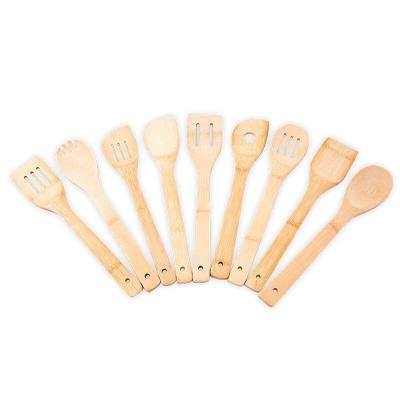 China Sustainable Hot Selling Natural Bamboo Bamboo Spoon Turner Spatula From Amazon for sale