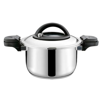 China Low Sustainable Pressure Cooker 304 3.5L Stainless Steel Pressure Cooker With Energy Saving For Cooking for sale