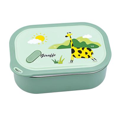 China Freshness Preservation Stainless Steel Lunch Box Bento Tiffin Box Food Storage Container For Kids for sale