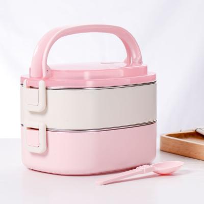 China Freshness Preservation Stainless Steel Metal Lunch Box Lunch Bento Box Food Container BPA Free Food Storage for sale