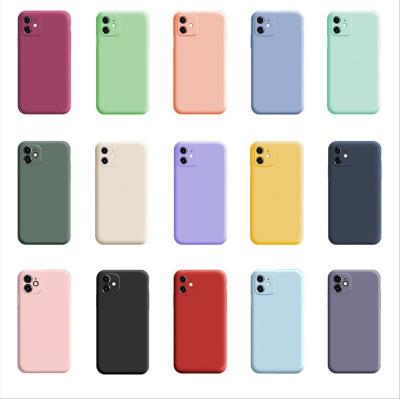 China Shockproof Silicone Phone Case With Fine Precision Camera Hole Protection For Iphone 13 promax for sale