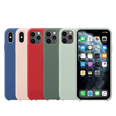 China Official Luxury Shockproof Silicone Case For iPhone 13 12 11 Pro Max XR X XS Original Logo Phone Cover for sale