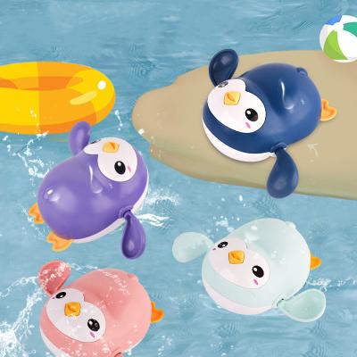 China Sand Playing Bath Toy Penguin Shape Baby Tool Baby Bath Swimming Toy Baby Bath Game Cute Design Toy For for sale