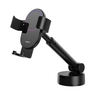 China Adjustable Simplism With Suction Smartphone Dashboard Gravity Car Mount Holder For Baseus for sale