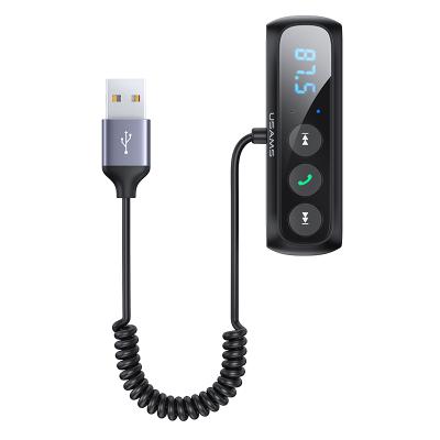 China 5.0 Audio Aux Radio Modulator 5V USB Car Radio Charger. USAMS Handsfree MP3 Player Kit FM Transmitter Car Handsfree for sale