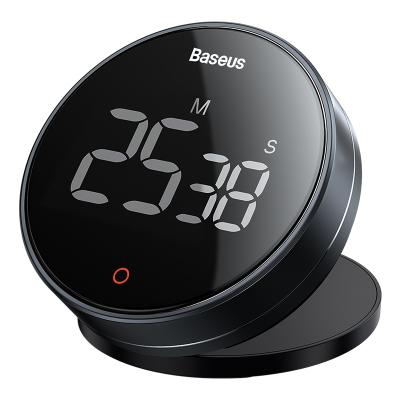 China Baseus Countdown Timer Alarm Clock Kitchen Manual Digital Stand Magnetic Desktop Clock Cooking Timer for sale