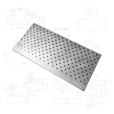 China Commercial/Residential Buildings/Windows/Round Hole Punching Rectangular Aluminum Plate Curtain Wall Building Panels Color Alloy Coated Plate Perforated Aluminum Plate for sale