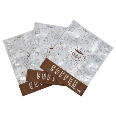 China Drip Free Matte Black Coffee Aluminum Foil Drip Free Food Grade Low MOQ Design Food Grade Moisture Proof Custom Digital Printing Packaging Bags for sale