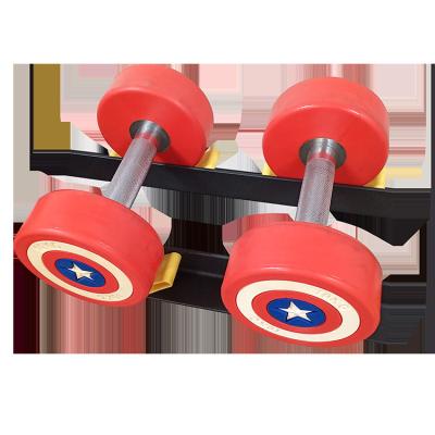 China Durable Standard Sophisticated Technology Commercial PU Cast Iron Dumbbell Set Dumbbells Cast Iron for sale