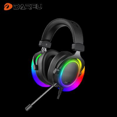 China Dareu 2021 New Style Cost Performance Gaming Headset Comfortable Wearing High Noise Lower Prices Earphone Canceling Wired Earphone for sale