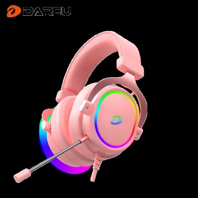 China Dareu Perfect Factory Sound Good Quality Wholesale Gaming Headset Wired Over Ear Earphone With Microphone For Computer for sale