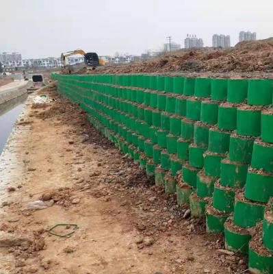 China 50mm-250mm Green Smooth HDPE Geocell for Slope Protection Improve Slope Performance for sale