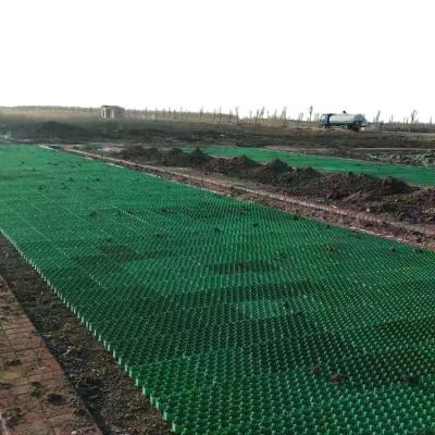 China Grünpflanzungsnetz HDPE Kunststoffgrün Paver Kiesstabilisator Einfacher Satz Verteilung der Belastung zu verkaufen