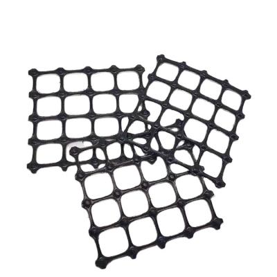 China Highway Maintenance Black and White Grass Net Mat with Stable Biaxial Plastic Geogrid for sale