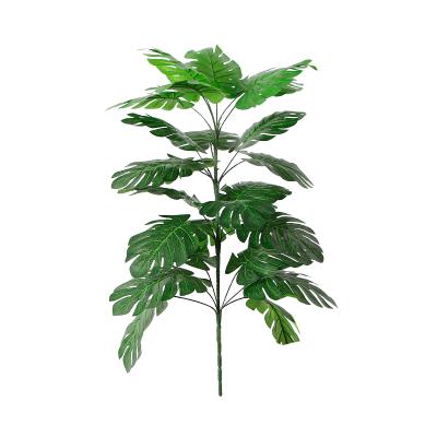 China Manufacturer-Direct-Selling 66cm Plastic Artificial Monstera Leaves Paper For Wall Accessories for sale