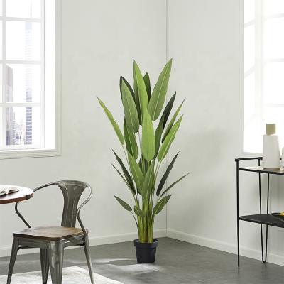 China Artificial Paradise 160cm Strelitzia PVC New Arrivals Artificial Bird For Home Decoration for sale