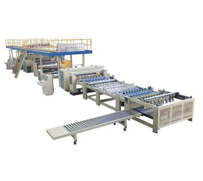 China MJSGL-4 Wooden 2 Layer Corrugated Cardboard Production Line for sale