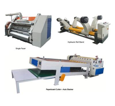 China MJSGL-1 Wooden 2 Layer Corrugated Cardboard Production Line for sale