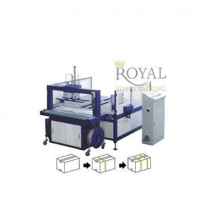 China FULLY AUTOMATIC Width 5mm Corrugated Package Tying Machine , Box Tying Band Machine for sale