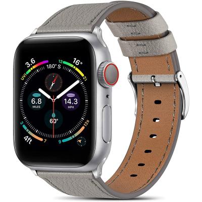 China Custom Top-Layer Genuine Leatherr Factory New Smart Watch Band Strap For Apple iwatch Leather Band for sale