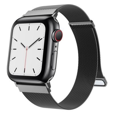 China Hot Selling Stainless Steel Patented Products Luxury Loop Strap Apple Milanese Watch Band For Iwatch 7 Series Se 6 5 4 3 2 1 for sale