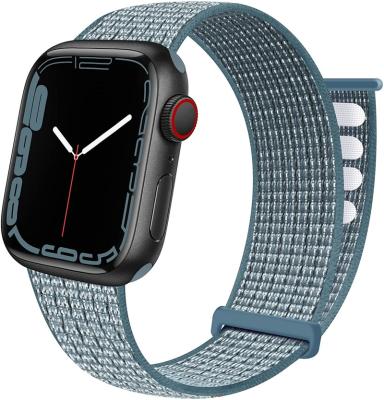 China Lightweight nylon braided smartwatch band for Apple watch, replacement strap for Iwatch 7 series 38mm 42mm 40mm 44mm for sale