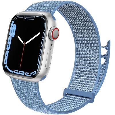 China 2020 New Light Weight Buckle Knitting Nylon Watch Strap Watch Band Replacement For Apple Watch 38 40 41 42 44 45mm for sale