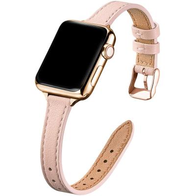 China Fashion\Popular Luxury Dress Design For Apple Watch Bands Ladies Leather Strap Material For Watch Series 6 5 4 3 2 1 44mm 42mm 40mm 38mm Band for sale