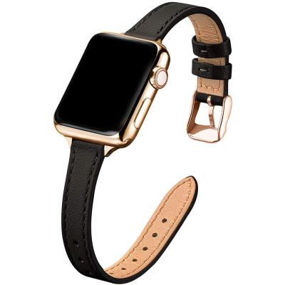 China Fashion \Wholesale Popular Luxury Women Dress Wristband Watch Strap Leather Band For Smart Watch For Apple Watch Series 3 4 5 for sale