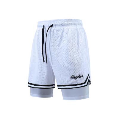 China Antibacterial Youth Basketball Sports Sweat-absorbing Five Point Shorts Super Breathable Skin-Friendly for sale