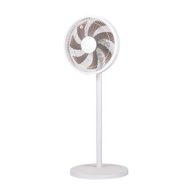 China 7 PP Overheated Stand Portable Electric Fan Single Floor Pedestal Pad Style Blades For Household Office for sale