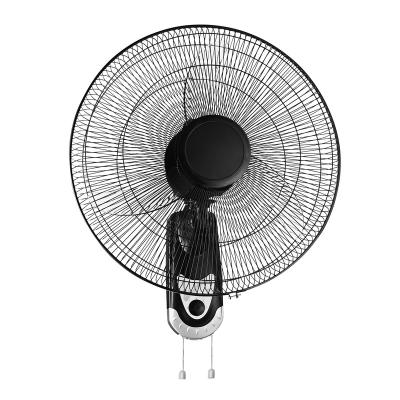 China Tamper When Over Heated Factory Price Customized Black 18 Inch Three Speed ​​Electric Wall Fan for sale