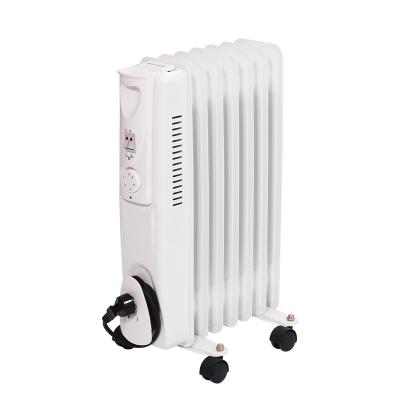 China Hotel Winter Use 7 Room Fins Oill Filled Radiator Faster Heating Heater Safety Protection for sale