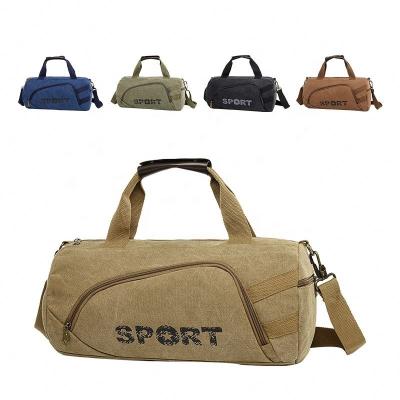 China Fashion OEM ODM Men's Travel Bag High Quality Cross - Body Sports Laptop Canvas Traveling For Men for sale