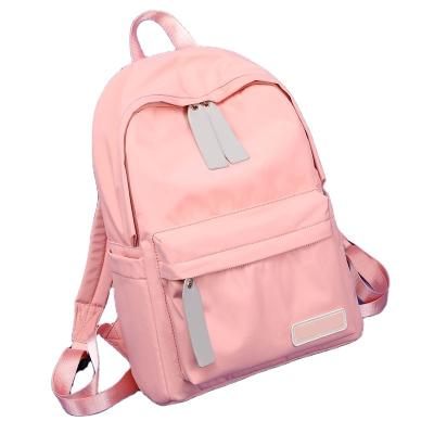 China Waterproof Popular Women Girls College Bag Nylon School Backpack Manufacturer For Teens for sale