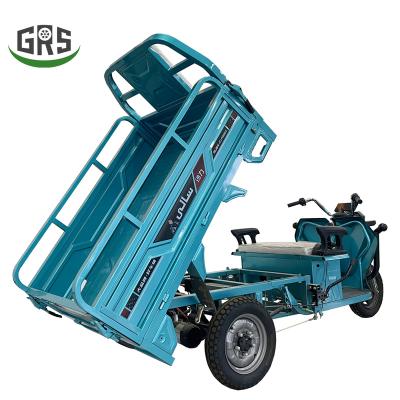 China Universal Auto Cargo Rickshaw 3 Wheeler Open Farm Cargo Electric Tricycle Factory Customized for sale