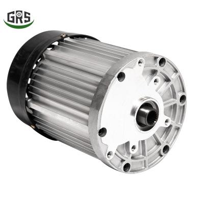 China 3000-4200RPM 1200-4000W drip-proof brushless DC motor with internal spline for electric tricycle for sale