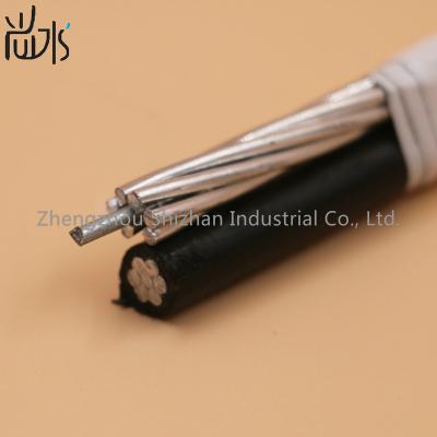 China Overhead Code Shepherd 6AWG Duplex Service Drop 6/7 XLPE/PE Insulated ABC Cable ACSR And AAC Conductor Wire for sale