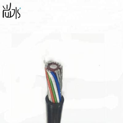 China Over 16mm Air Service Concentric Neutral Cable With Communication Wire SNE CNE Airdac Pilot Cable For Zambia for sale