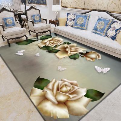 China Wholesale Luxury Modern Home Style Dustproof Painted Carpet For Bedroom for sale