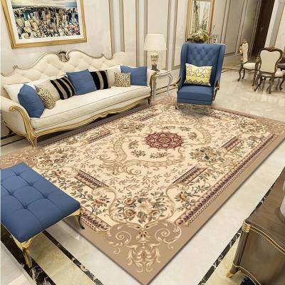 China Nordic contemporary dustproof contracted 3d printing machine washable rug for living room for sale