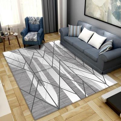 China Dustproof Anti Slip Polyester Geometric Patterns Carpet For Living Room for sale