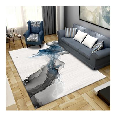 China Modern Wholesale New Product Custom Abstract Printed Floor Mat For Living Room for sale