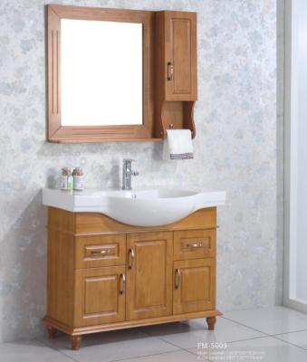 China Contemporary Australian Classic Solid Wood Ceramic Basin Bathroom Cabinets Floor Standing Wall Hung Modern MDF PVC Vanity for sale