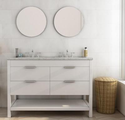 China Hangzhou Modern New Modern Economy Double Sinks Bathroom Bath Vanity for sale