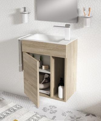 China Small Modern Modern Bathroom Sink Cabinet Vanity for sale