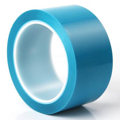 China Waterproof Hot Sale Weather Resistance Round Shape Pet Fixing Office Adhesive Tape Blue Logo for sale