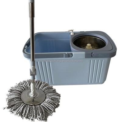 China XINGUOHONG Telescopic Bathroom Detachable Spinner Wet Easy Cleaning Wet Dry Handle 360 ​​Degree Rotation Magic Mop Bucket for sale